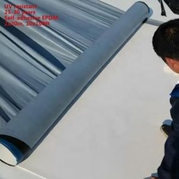White Self Adhered Roof Waterproofing 1.5mm 60mil Roofing EPDM Membrane