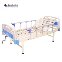 Home Nursing Centers Aluminum Alloy Guardrail Semi Fowler Bed Hospital Patient