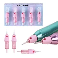 Arrival ECO PMU Pink Membrane Tattoo Needle Cartridges 20pcs 240712