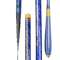 1.8M-7.2M Carbon Travel Handrail BAKAWA Carbon Fiber Telescopic Fishing Rod