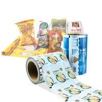 Stock Moisture Proof Plastic Muffin Nuts Food Candy Chocolate Wrapper Printed BOPP Plastic Muffin Film