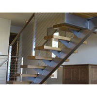 DIY American Style Balcony Railing Handrail System Metal Cable Balustrade Decking Cable Railing