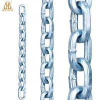 G30 g80 hardened alloy steel G70 link chain mine lifting chain BOHU range crane and guardrail trailer lock