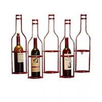 Wall-mounted Wine Display Racks Home Wall Decor Wine Storage Racks Iron Bar Wine