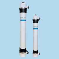 Ultrafiltration 4040 UF PVDF Membrane 220V External Pressure MBR UPVC Water Processing Farm Industries Water Purifier Filter