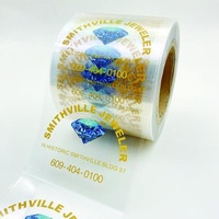 Dongguan waterproof direct manufacture waterproof custom logo printed transparent clear bopp adhesive stickers labels roll custom