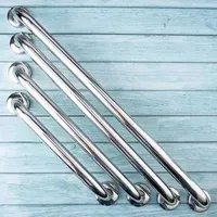 Bath Mats Convenient Sturdy Stainless Steel Bathroom Safety Handrail With Grab Handle And Towel Rack Perfect For Elderly Disabled E