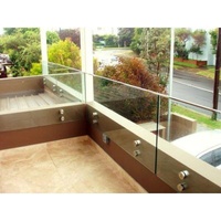 Modern Balustrade Handrail Standoff Balustrade Fittings Tube Connector Glass Handrail Railings