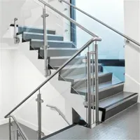 Aluminium Post Glass Railing Fence Balustrade Stairs Handrail