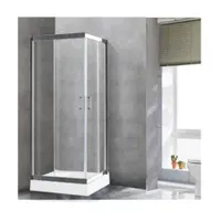 2023 Bathroom Aluminum Frame Square Shower Enclosures with Shower Base