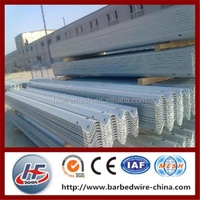 Long Life And Low Cost Highway Guardrail W Beam / Sigma Post , Galvanized W Beam For Highway Guardrail