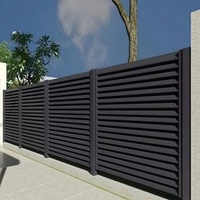 Aluminum alloy guardrail Aluminum art garden Privacy grille Mesh fence, fence Modern simple balcony Villa