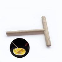 Tools Pastry Baking Tools Beat Tools Pancake Making Tool T Letter Wooden Stick For Restaurant Kitchen
