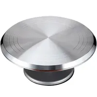 Baking & Pastry Tools 8/12inch 304 Stainless Steel Turntable Rotating Cake Decorating Table Manual