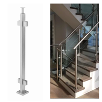 Balustrade Design Stair Handrail Outdoor Handrail Mounting Bracket Handrails Post for Indoor Stairs