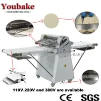 Price for Automatic Reversible Tabletop Stand Pizza Bread Croissant Pastry Dough Sheeter Machine Laminadora Roller Sheeter