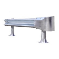 Three-wave Spray Plastic Guardrail Safety Guardrail Of Expressway