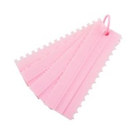 High Quality Baking Pastry Tool Cake Cream Scraper Plastic Dough Scraper Set
