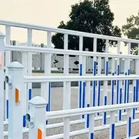 Hot Sale Sidewalk Road Traffic Zinc Steel Traffic Fence Collision Guardrail