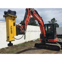 tractor attach guardrail gas power hand solar guardrail pneumatic hydraulic fence post piledriver for mini excavator skid steer
