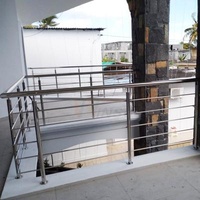 201 304 316 Grade Stainless Steel Inox Guardrail Accept Customization