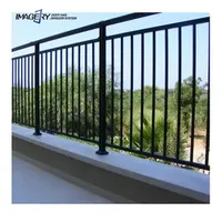 Supplier Security Aluminium Metal Stair Outdoor Panels Railing Aluminium Balustrade Stair Handrails