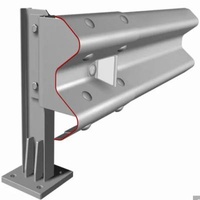 High Speed Highway Road Guardrail Guardrail Reflector W Beam Highway Guardrail