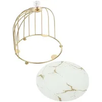 Stand Cake Cupcake Display Tray Dessert Wedding Cage Bird Gold Serving Holder Organizer Stands Tower Rack Storage Pastry Table