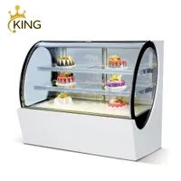 Factory Price High Efficiency Cooling Cake Display Showcase 1.2meter Cooler Stainless Steel Pastry Dessert Bakery Refrigerator