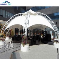 Large Architecture Tensile Membrane Structures Tent Customized Tension Fabric Buildings