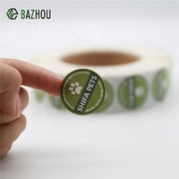Waterproof Custom Self Adhesive BOPP Logo Labels Sticker Paper Adhesive For PET Plastic Bottles