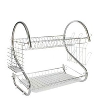 Stainless steel kitchen dish racks metal dish drying racks table storage dish rack