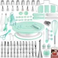 Hot Sell 137pcs/set Cake Decoration Tools Baking Pastry Cake Tools Supplies Plastic Cake Decoration Supplies Tools