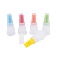 Sustainable Silicone Pastry Basting Brush Oil Bottle Brush Food Grade Grill Brush For BBQ Kitchen Utensil Set Cookware