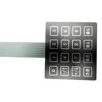 Custom Membrane Switch keyboard with Flexible Circuit for Electronic Equipment