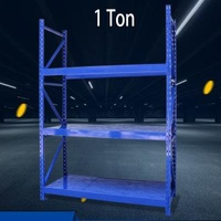 1 Ton / Layer Warehouse Storage Shelves Steel Pallet Racks For Commercial Furniture