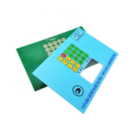 Silicone Rubber Numeric Membrane Keyboard Color Push Button Membrane Switch