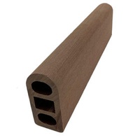 Railing - (80*40) - (used as bench seating or backing plank / guardrail) - Wood + PP composite (WPC)