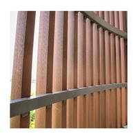 WPC Outdoor Decking Wood Plastic Composite Column for Balcony Decking & Stair Railing Outdoor Tube Profile Balustrades Handrails