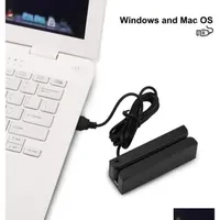Memory Card Readers Usb Swipe Mini Reader 3 Tracks For Pos System Cashier Register Quickbook Drop Delivery Computers Networking Comput Othz8