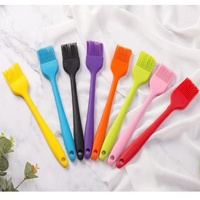 Dropshipping Hot Selling Easily Cleaned Kitchen Tool Cooking Baking Pastry BBQ Oil Basting Brush Silicone