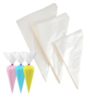 Viable Custom 100 Pcs Pack Disposable S/M/L Pastry Piping Bags Cake Pastry Bag And Accessories Decorating Cake Cream Pastry Bags