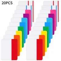 400pcs Note Stickers Book Page Markers Bookmark Reading Notes Adhesive Writable BOPP Labels 250121