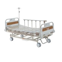 Wholesale High Quality ABS Engineering Plastic Folding Guardrail Folding Adjustable Manual Medical Hospital Bed