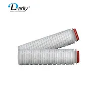 Darlly 5′ ′ 10′ ′ 20′ ′ 40′ ′ Pleated Filter Cartridge Hydrophilic PVDF Membrane for Sterile Apis