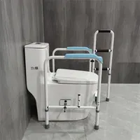 Height Adjustable Toilet Handrail Toilet Armrest for Elderly and Disable