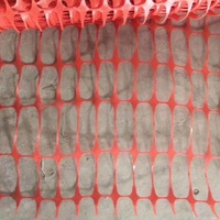 Construction Site Crash Barrier Orange Plastic Barrier Crash Net Industry Guardrail