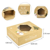 Premium Bakery Cookie Dessert Pastry Small Treat Caja Para Pastel Box High-Quality Cardboard Cake Pops