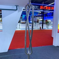 Factory Directly Sell Professional Stainless Steel Tubular End Wall Handrail for Subway