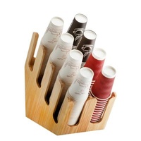 Viable Kitchen Storage Rack Coffee Condiment Organizer Condiment Racks Cup Coffee Cup Holders and Lid Organizer